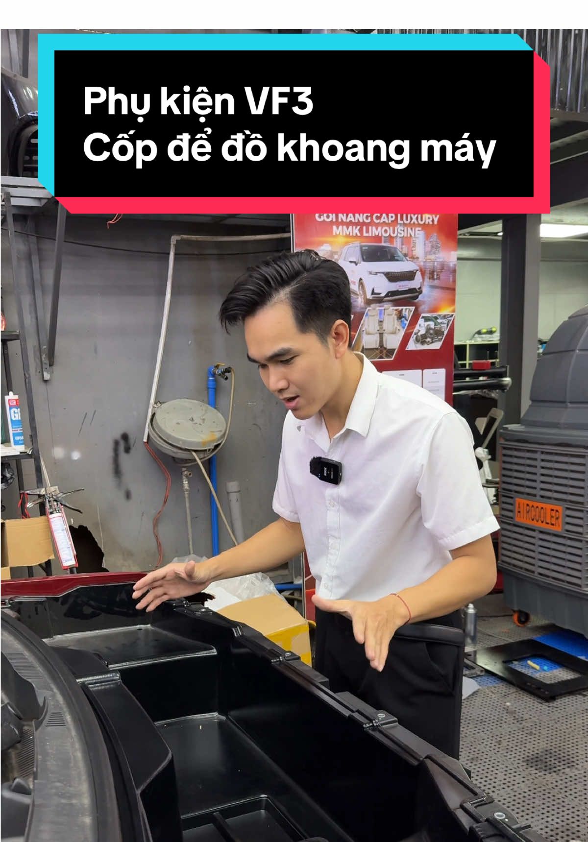 Mẫu thiết kế cốp để đồ thẩm mỹ giành cho Vf3 #phukienxehoi #vf3 #vinfast 