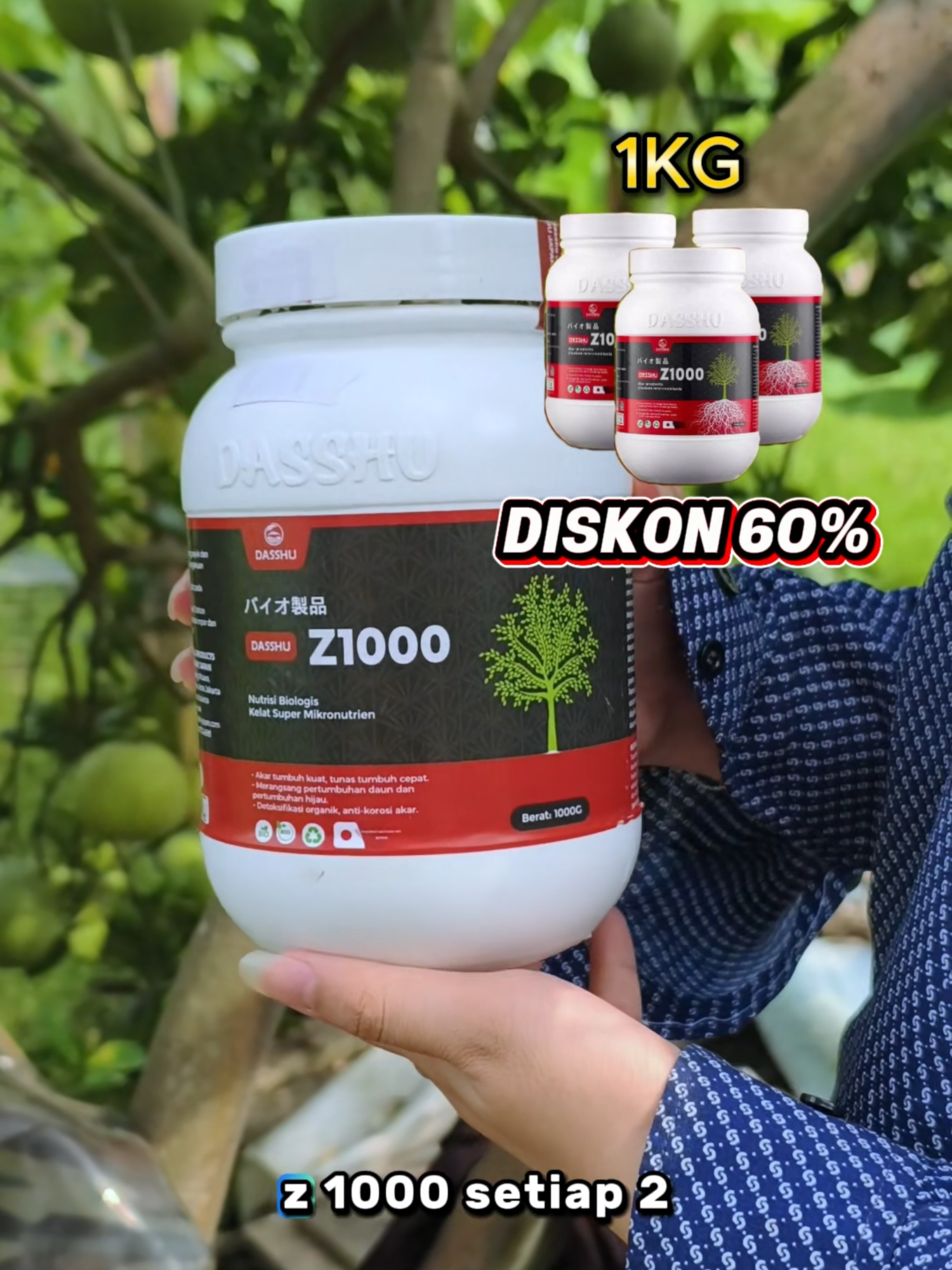Rahasia tanah subur dan panen melimpah ada di sini 👉 Dasshu Z1000! Pupuk Jepang yang bikin tanaman sehat & kuat dari akar hingga daun 🌱 Klik beli sekarang sebelum kehabisan! 🛒 #DasshuZ1000 #PupukJepang #PetaniHebat #PetaniBahagia #PertanianModern #PetaniCerdas #PanenMelimpah #PupukAjaib #PupukTerbaik #tiktokviral