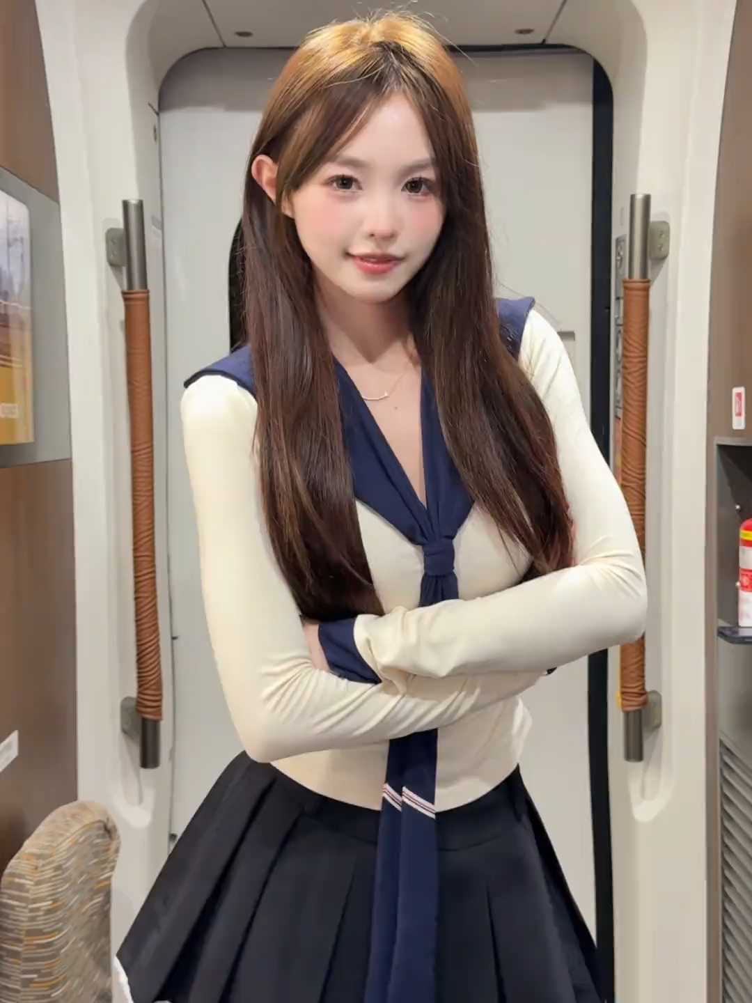 坐高铁咯 Taking the high-speed rail! #李兜兜 #川渝女生 #廚娘 #甜妹 #dance #dou57dou #doudn #douuod57 #doudou #fyp #foryou #for #foryoupagе #or #snowwhite #tiktokshop