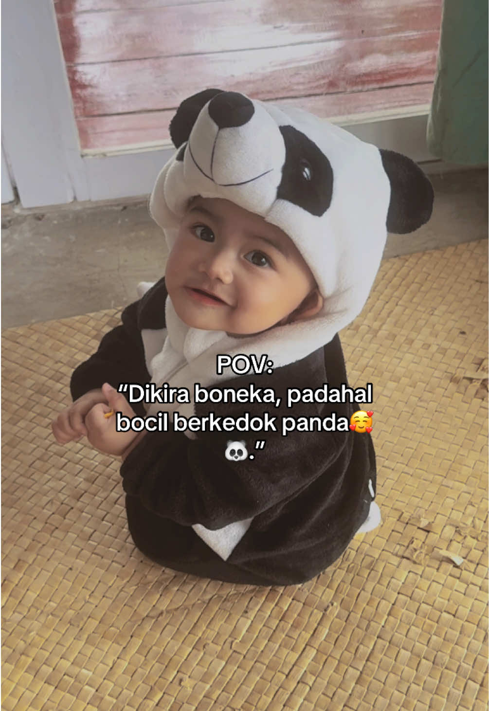 Masyaallah gemes bgt 🤏🏻#baby #babycowok #babytiktok#kostumbayi #outfitbayi 