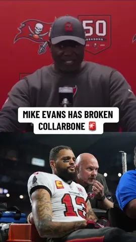 Todd Bowles says Mike Evans “will be out mostly toward the end of the year” (via @Tampa Bay Buccaneers) #nfl #football #toddbowles #mikeevans 