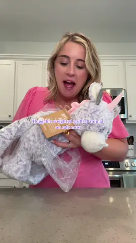 The most adorable weighted stuffed animal ever✨ #weightedstuffedanimal #qvctiktoksuperbrandday #tiktokshopcybermonday #tiktokshopblackfriday 