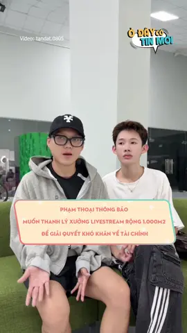 Phạm Thoại thông báo muốn thanh lý xưởng livestream rộng 1.000m2 để giải quyết khó khăn về tài chính #odaycotinmoi #LearnOnTikTok #xuhuong