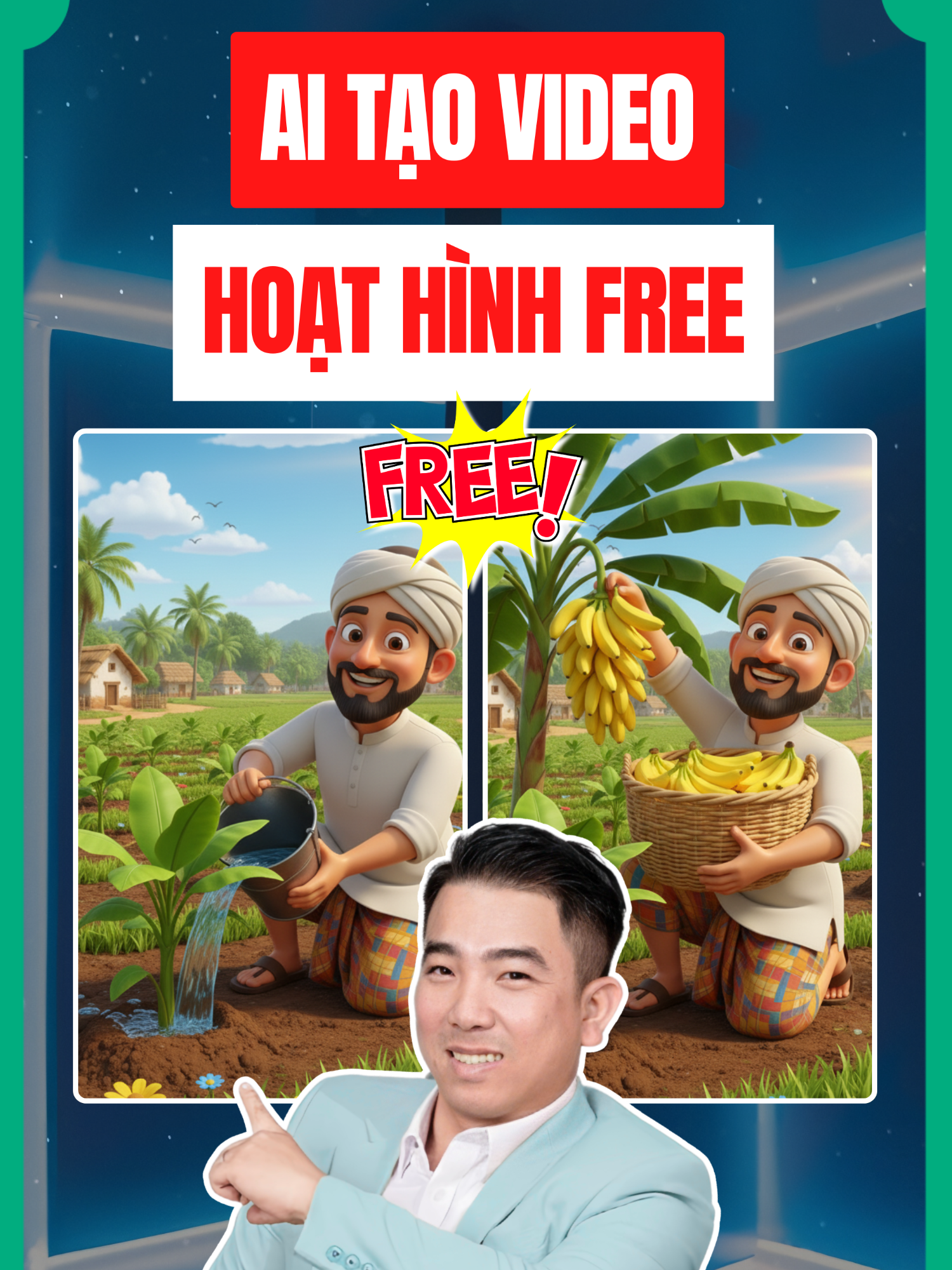 ✨Tạo Video Hoạt Hình Hot Trend Với AI! #aitaovideo#taovideobangai#taovideohoathinh