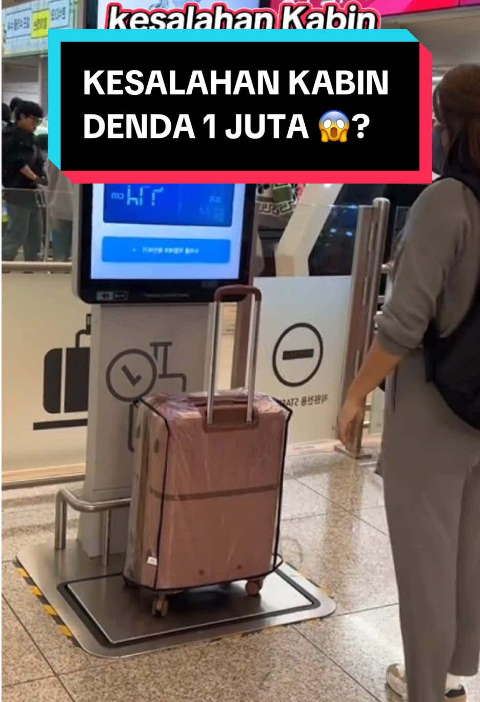 Rugi sejuta buat bayar denda 😱 mending lakuiin hack ini ✨ #hack #packing #kopermini #koperpremium #aomikoper 