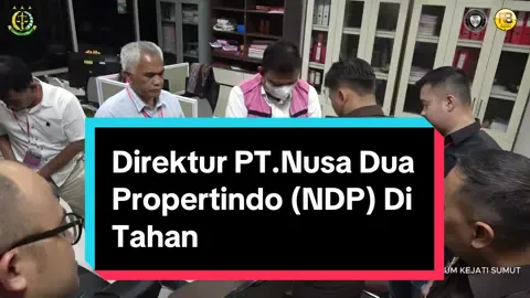 Direktur PT.Nusa Dua Propertindo (NDP) Di Tahan Penyidik Kejati Sumut Diduga Terlibat Tindak Pidana Korupsi Pelepasan Asset PTPN I Untuk Perumahan Citraland. #kejatisumut #kejaksaanri #jaksa 