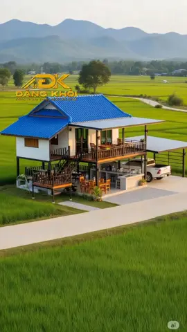 Nhà sàn lắp ghép đồng quê sẽ hot trong những năm sắp tới tại các tỉnh miền tây 🇻🇳 #nhalapgheppanel  #xaydungnhalapghep  #nhalapghepdangkhoi  #nhasanlapghepcamau 