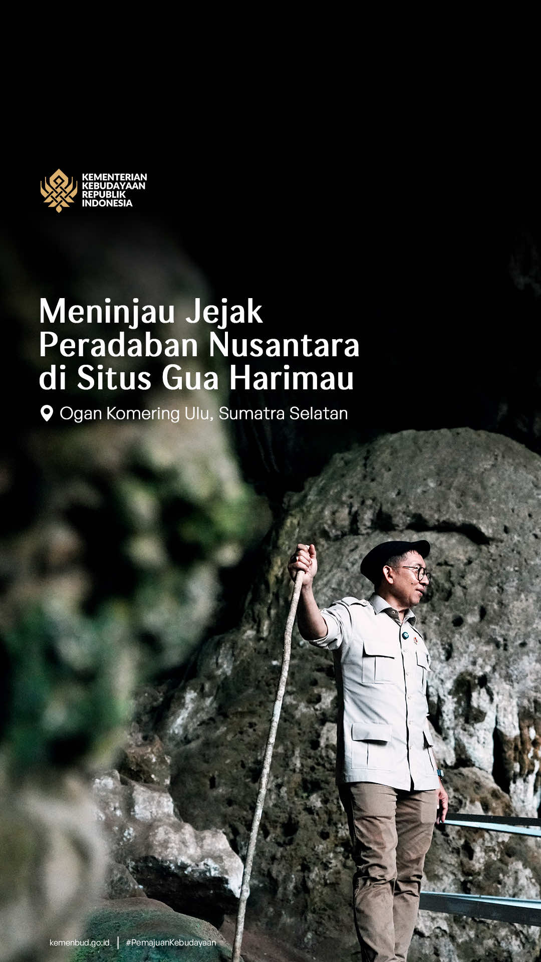 Jejak peradaban Nusantara ada di sini❗️ Menbud Fadli Zon meninjau langsung Situs Gua Harimau di Ogan Komering Ulu, Sumatra Selatan, tempat ditemukannya fosil manusia dan artefak logam tertua di Sumatra. Yuk, simak bersama penjelasan Menbud Fadli Zon melalui video berikut🇮🇩✨ #KementerianKebudayaan #PemajuanKebudayaan #SetahunBerdampak 