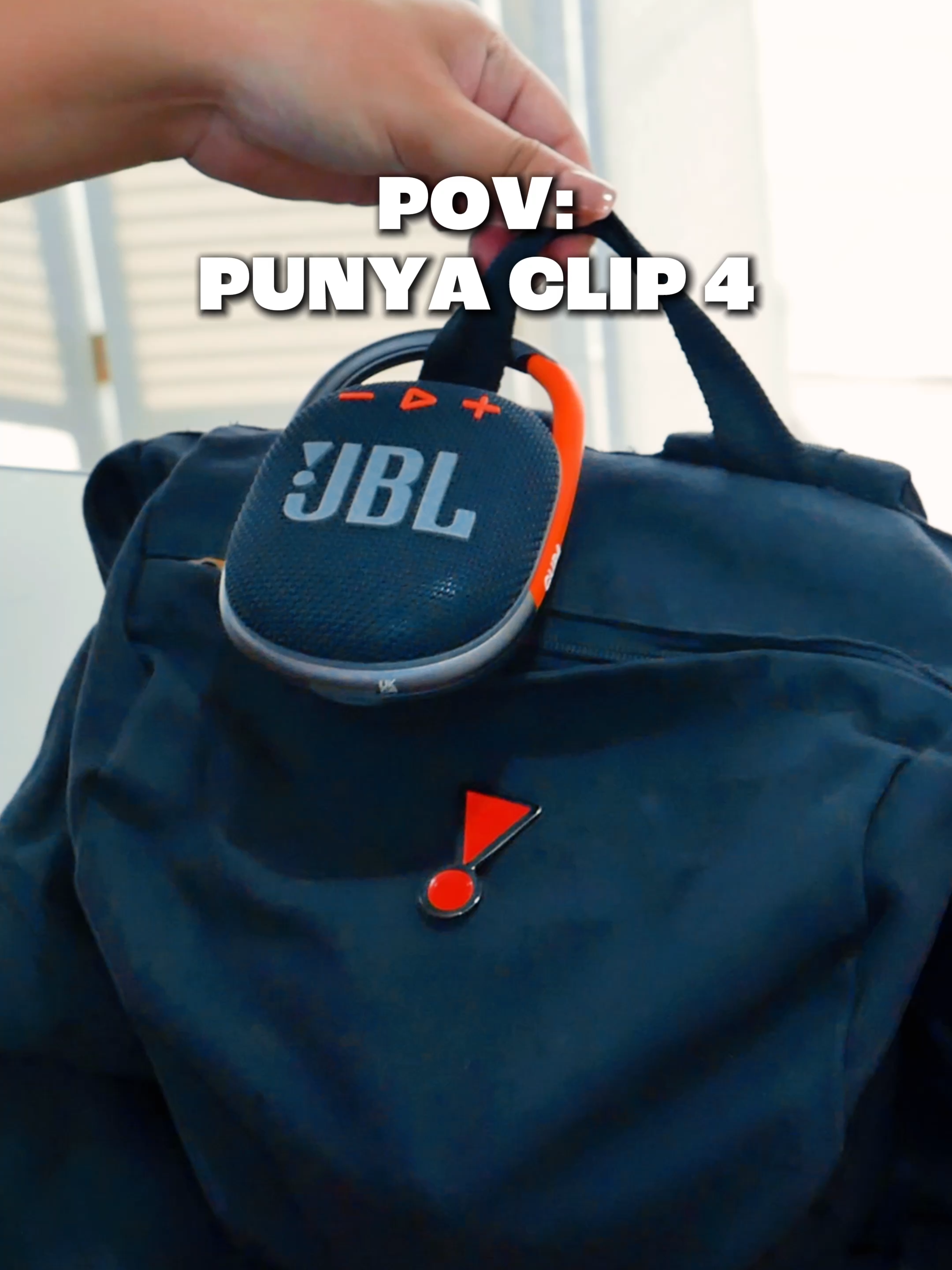 Serunya punya JBL Clip 4 🤩🤩 #JBL #jblindonesia #jblspeaker #jbloriginal
