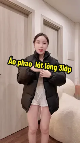 Áo Phao 3 Lớp Nam Nữ, Trần Bônng lót lông cừu siu ấm #aophao  #aophaolotlongcuu  #chiemreview 