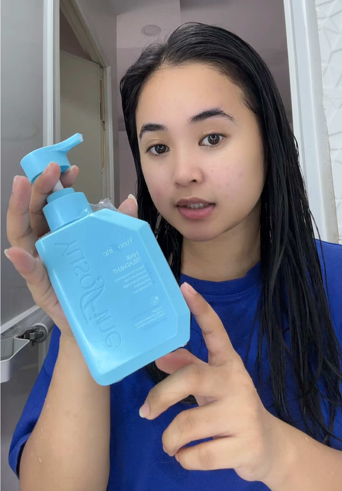 Instant detangle. No more fighting with buhol. #yusofinehairtreatment #hairdetanglerspray #haircare #hairdetangling @Yusofine 