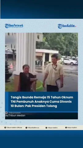 Lenny Damanik, ibunda dari MHS (15) remaja yang meninggal dunia lantaran dipukul Sertu Riza Pahlevi menangis. #fyp #NEWS #BERITATIKTOK #BERITA #newsattiktok #tni