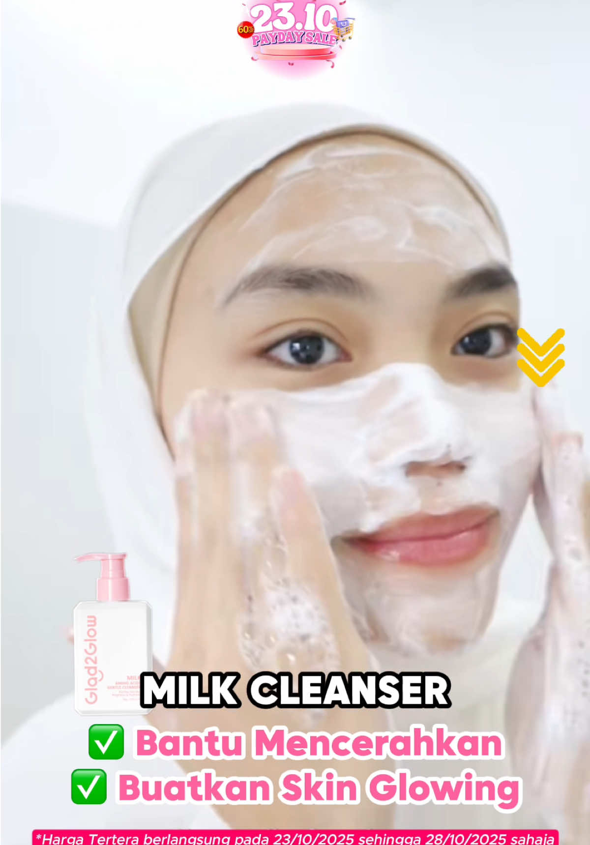 ❗️🎀 G2G 23.10 PAYDAY SALE❗️ Pakai banyak-banyak pun tak risau habis sebab boleh topup dengan harga istimewa 🤑 #glad2glowmy #gladtoglowmalaysia #Glad2glowMY #skincareroutine #g2g #paydaysale  