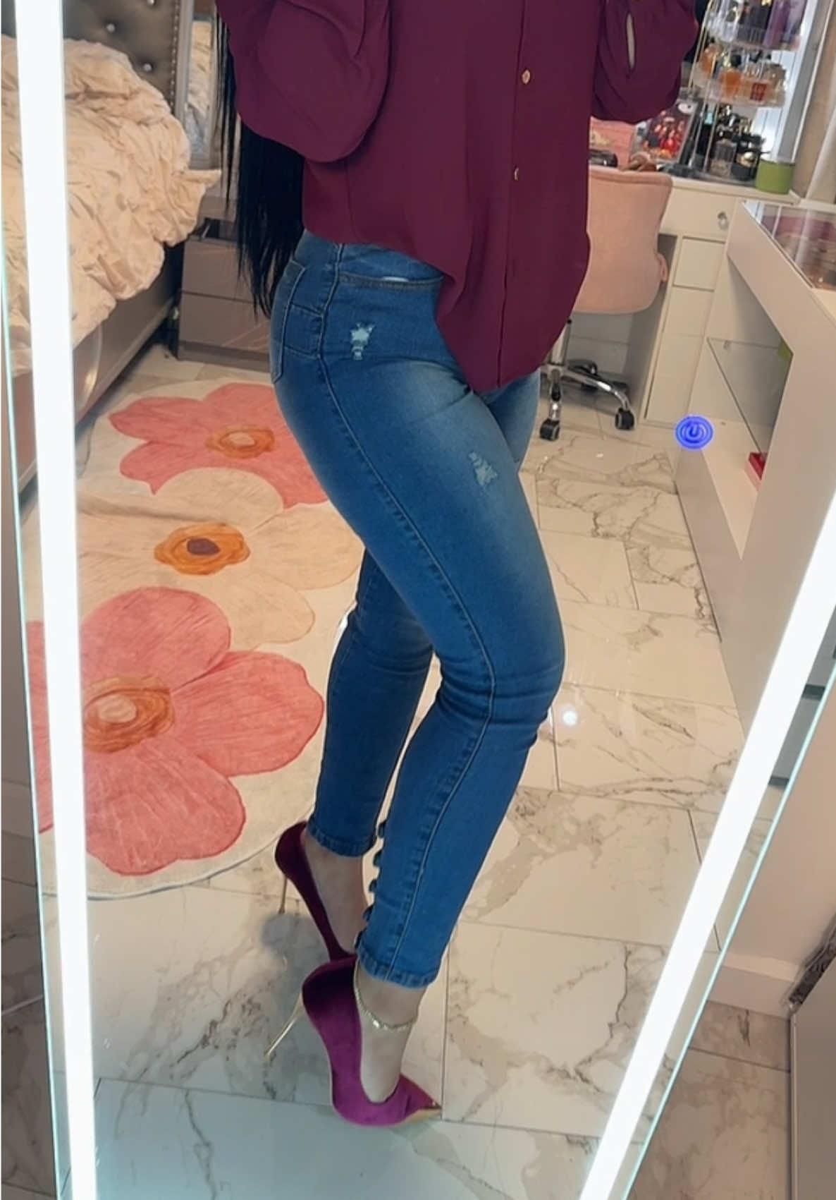 El pantalón perfecto lo amé 😍#jeans #SkinnyJeans #moda #fashion #modafeminina 