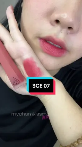 Chất son siêu mịnn luôn á 🥹 #3ce #myphamkissme #xh #fyp 