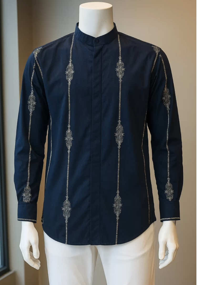 ALJAMI - SYAKIR 2 kemeja koko full bordil bahan premium #kemejakoko #bajukokopria #bajumuslimpria 