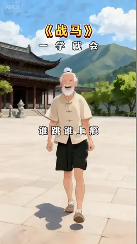 姐妹们，找个一首《战马》简单好学又好看，谁跳谁上瘾，每天跳一跳，双倍暴汗燃脂！#一学就会系列 #古法养生 #小动作大作用 #暴汗燃脂瘦全身 #居家锻炼 