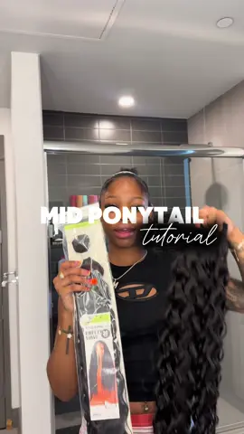 Mid Ponytail Tutorial ᥫ᭡. * One of the easiest styles to do. , LOVE me a good sleek ponytail 🫶🏽 - If you're watching this, don’t forget to follow me @tha0nlymyah._ for daily inspo & behind-the-scenes content — and hit that subscribe on my YouTube for even more!🧚  🎥: EmariahNicole