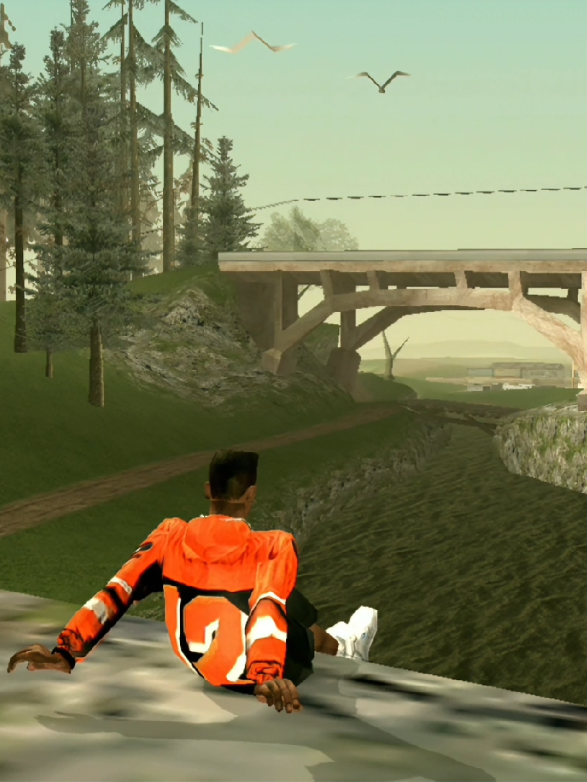 waktu luang CJ #fyp #gtasanandreas #vibes #nostalgia #cinematic 