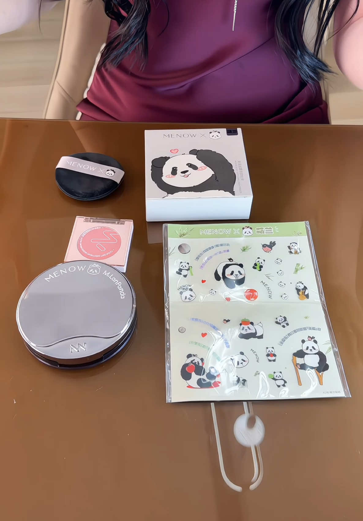 Phấn phủ.gấu trúc cho chị em đây 🤙🤙♥️#menow #minmetbay #viral #xuhuongtiktok #xuhuongtiktok2025 