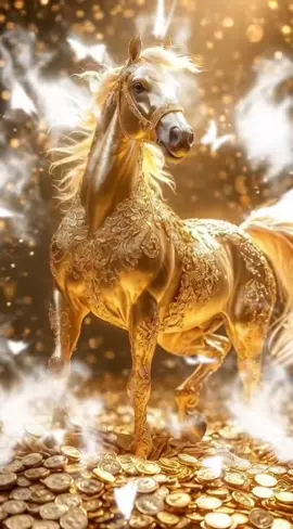 #ม้าทองคำ #ม้ามงคล #ม้าเรียกทรัพย์ #เอไอ 