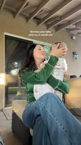 We have to start our weeks strong LOL  #relatable #MomsofTikTok #6monthsold #humor #babiesoftiktok 