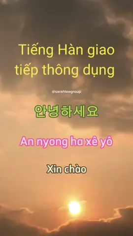 #hoctienghan #tienhan #sarahlee