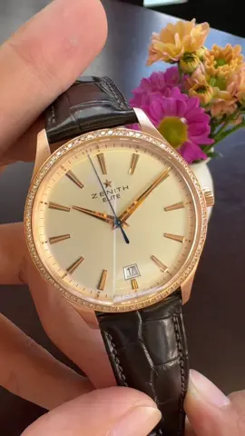 Zenith Captain Elite Vàng Khối Kim Cương. Máy Mỏng In-House Cực Chất và Sang Trọng. #donghodep  #zenith  #donghonamchinhhang  #donghonam  #donghothuysy