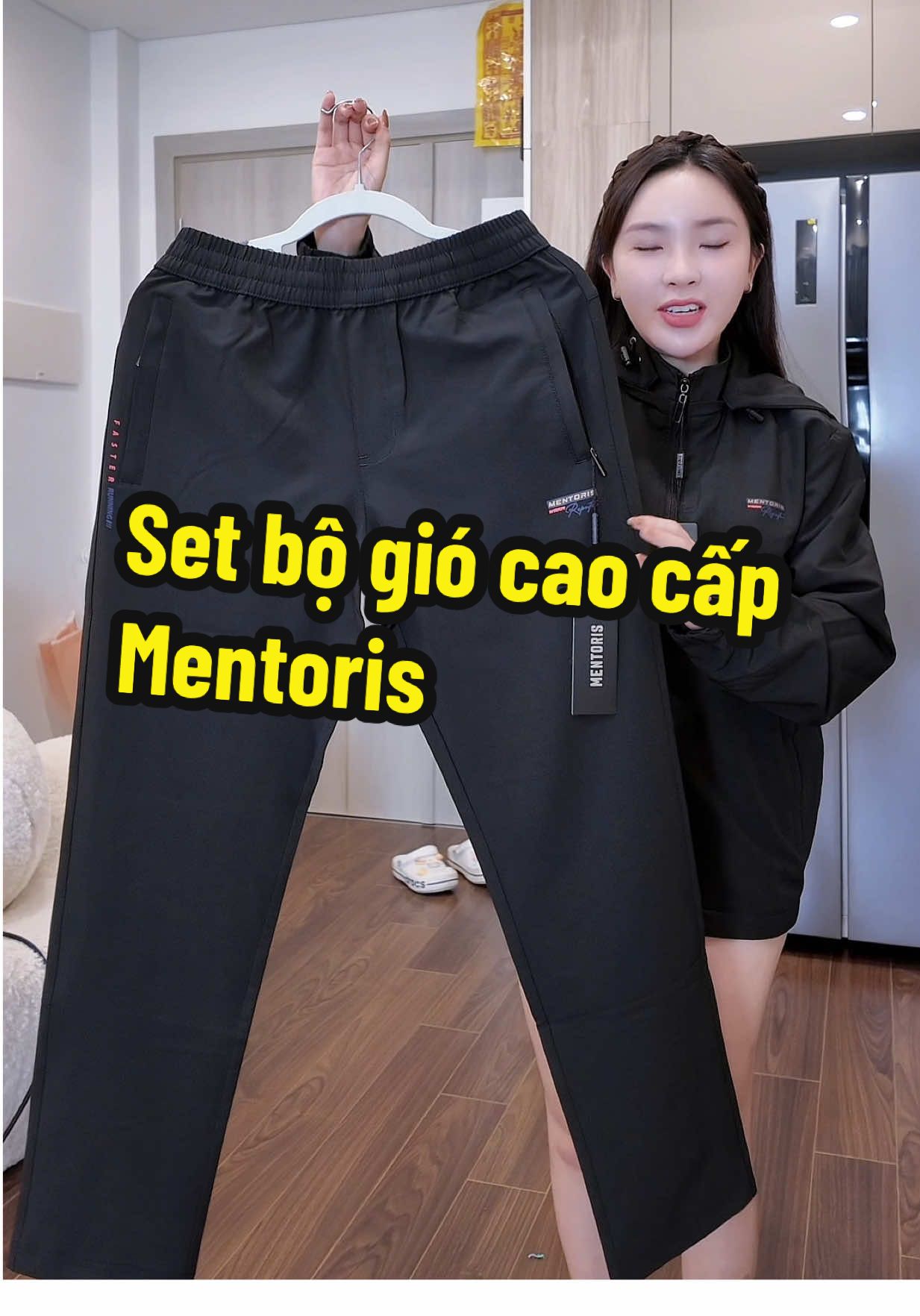 Bộ Khoác Gió Nam Cao Cấp nhà thương hiệu Mentoris chất đẹp,dáng sang #mentoris  #dobonam #aokhoacgio #chiemreview 