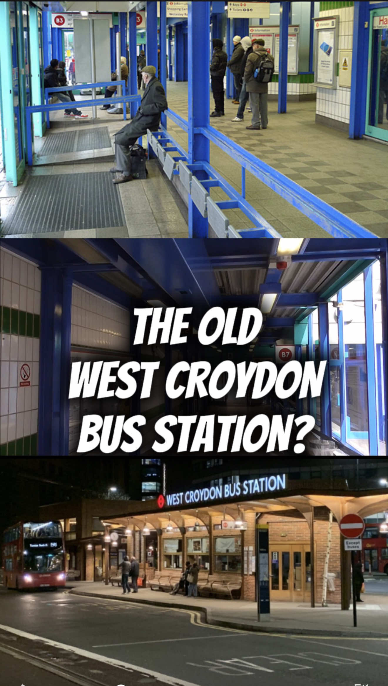 So they decided to knock down this bus station to make a more light and airy theme.  This bus station, opened in 1983 so many of you will remember waiting inside for a bus or tram. The oversized pavilion was replaced by an open concourse with two smaller buildings, consisting of a small retail unit and an operational building. The aim was to give more space for parking buses and to reduce TfL's liability for a building that hosts the hotspot for a daily 4pm crime peak related to travelling school pupils. What are your memories of this bus station? What do you think of the current design? #croydonextra 