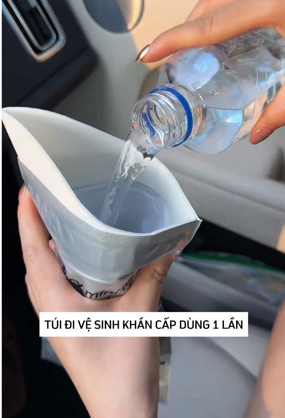 Túi nôn ói, đi vệ sinh khẩn cấp trên ô tô, cả nam và nữ đều có thể sử dụng #tuidivesinhkhancap #xuhuong #dodungtienich 