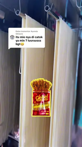 Jadi Mie Lidinya dicatok dulu?🤔