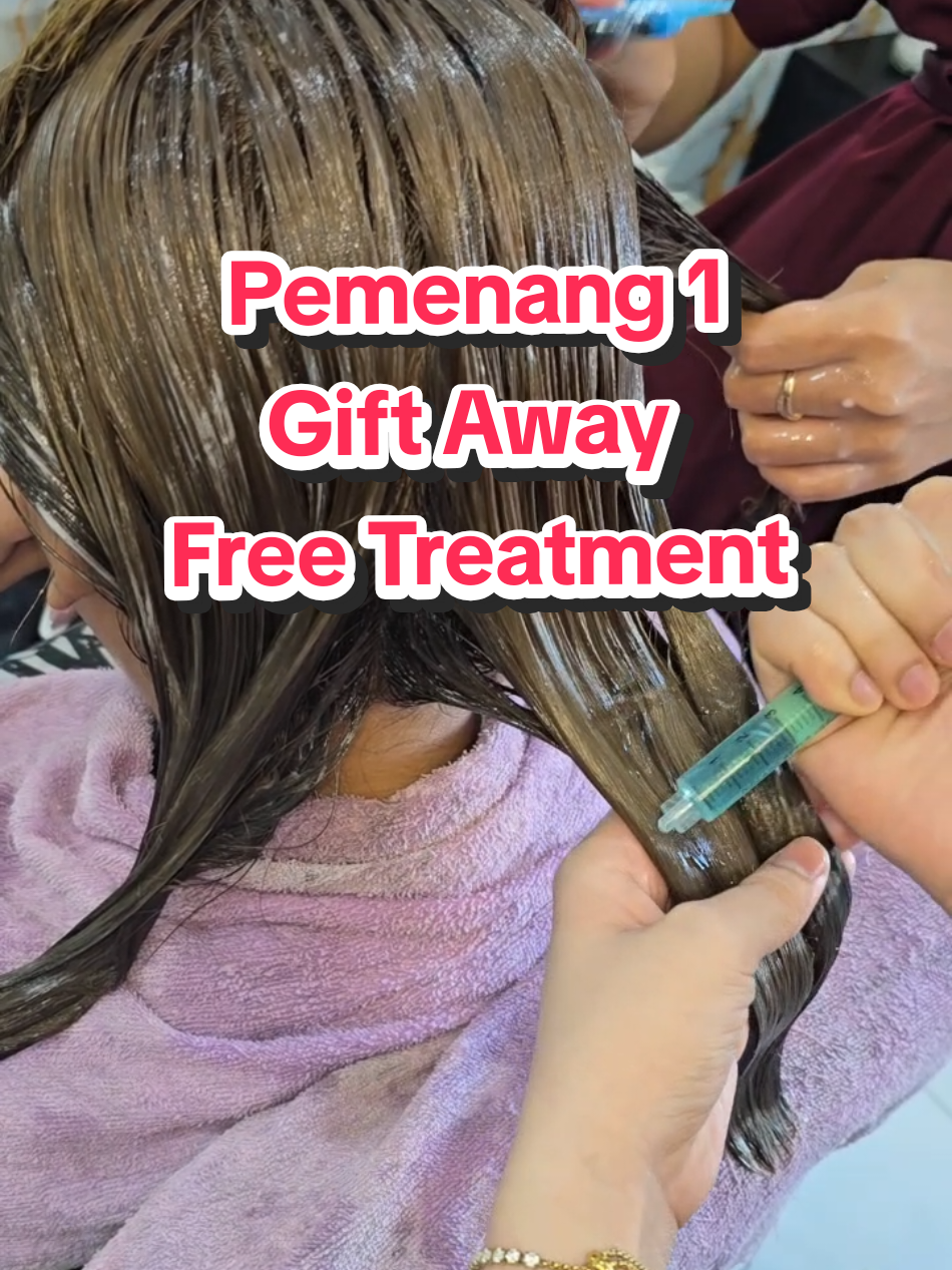 Membalas @realsr_ly Yeayy selamat kakak, silahkan DM IG salon Riins dan screensort viti ini untuk menentukan kapan kakak akan ke salon Riins untuk ambil Free treatmentnya! 😍 #freetreatment #salonriins #riinssalon #fillerkeratin #fyp 