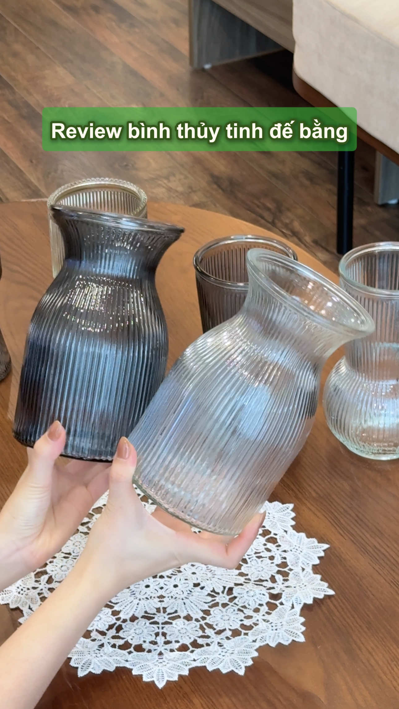 Chiếc bình hoa mỗi lần về cả nghìn cái mà chỉ được 1 tuần là lại lẻ size #cắmhoa #bìnhhoa #bìnhhoathuỷtinh #lọhoađểbàndecor #tiệmcủanhàgờ 