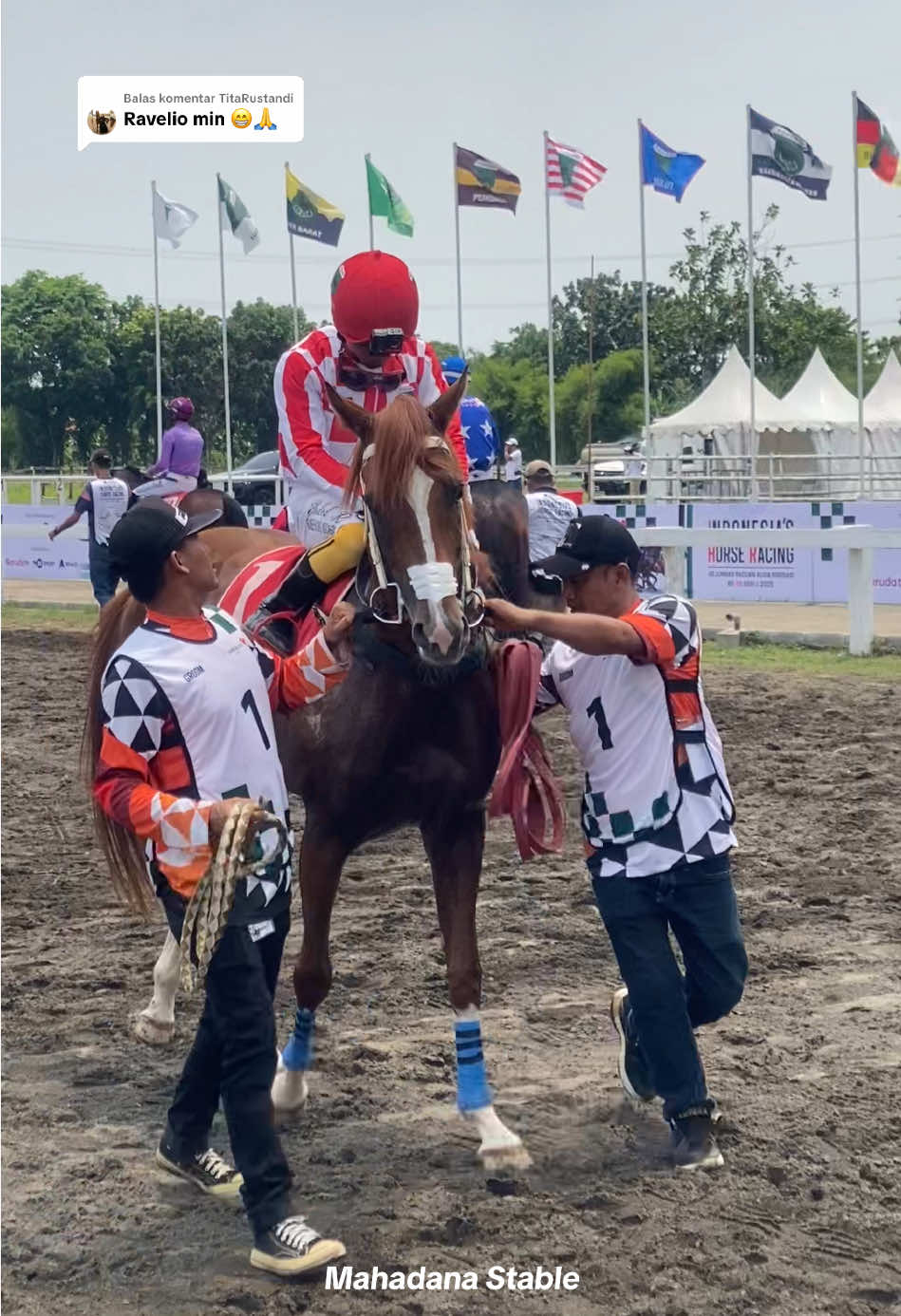 Membalas @TitaRustandi 🥇🥇Ravelio batu kereta stable kelas D sprint kejuaraan nasional pacuan kuda pordasi ke-59 seri-2 tahun 2025 #mahadana_stable #mahadanastable #sarga #pordasi #pacuankuda 