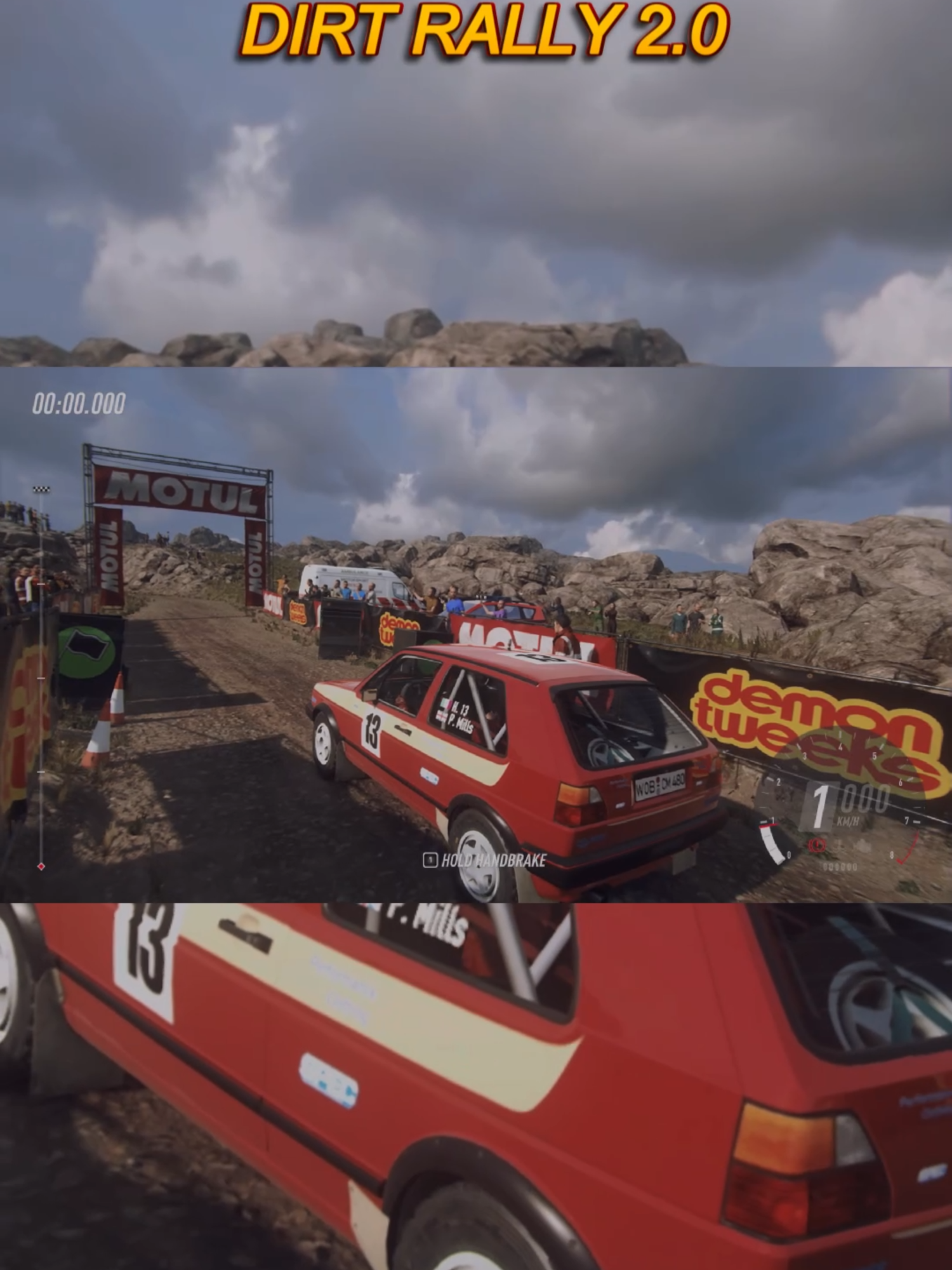 VOLKSWAGEN GOLF GT1 16V. DIRT RALLY 2.O. BONUS REEL 1. 🙌 #tiktok #dirtrally #viral #fyp #gaming