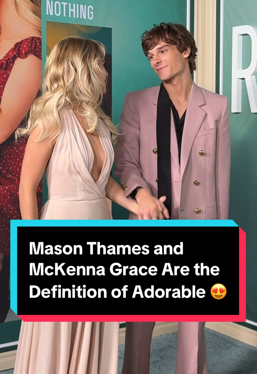 Alexa play “Wi$h Li$t” 🥹#MasonThames and #MckennaGrace were adorable with each other at the #RegrettingYou premiere in LA.  #colleenhoover 