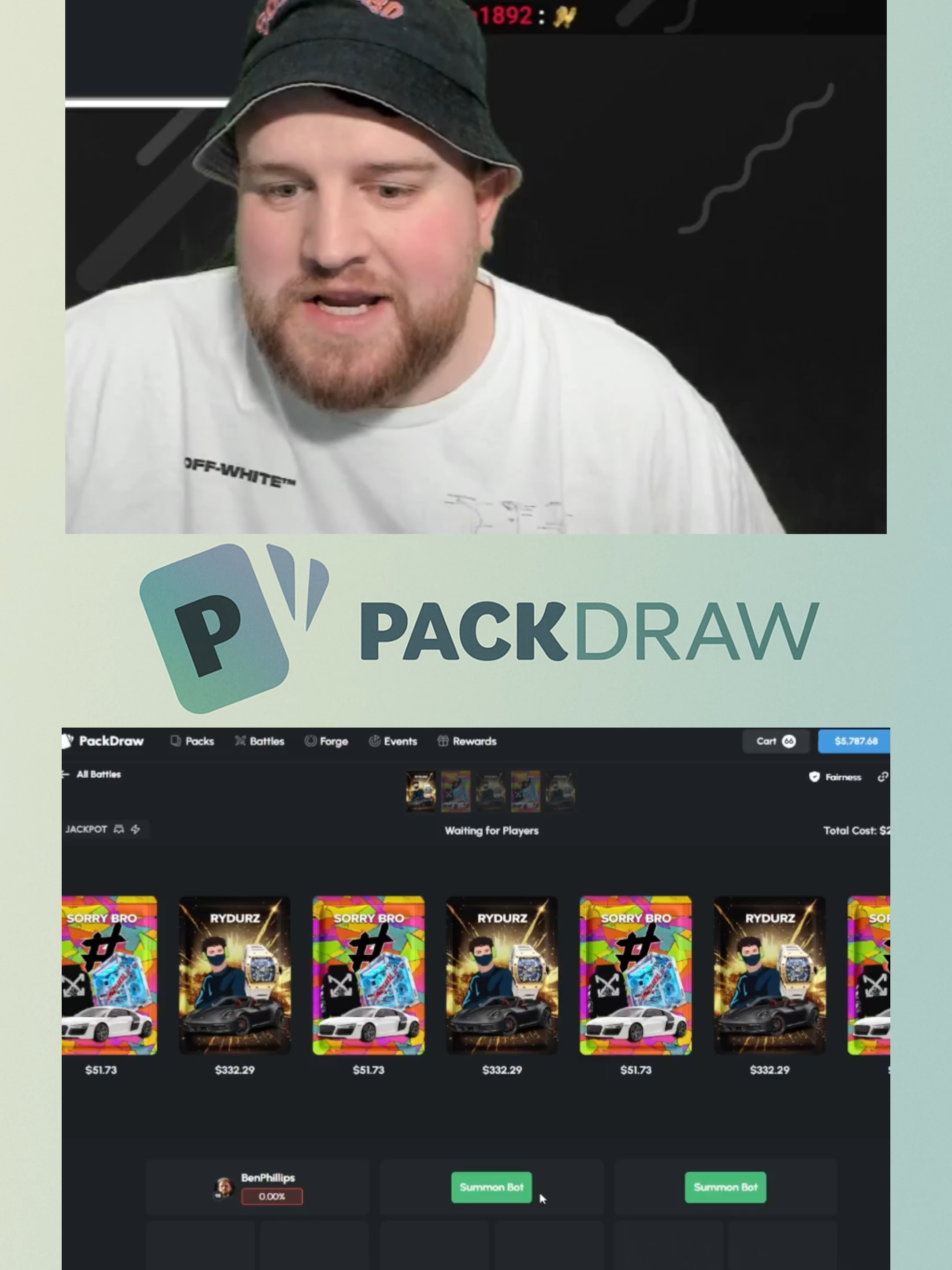 He just won a $6,000 Rolex online