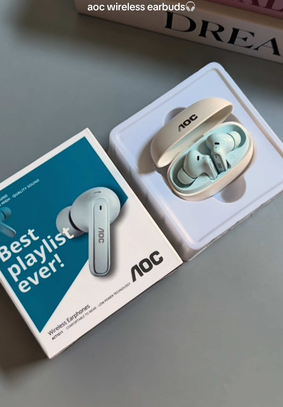 Ganda rin talaga ng wireless earbuds na 'to.😍 #aocearbuds #aocearphone #aocwirelessearphone #earbuds #trendingearbuds 