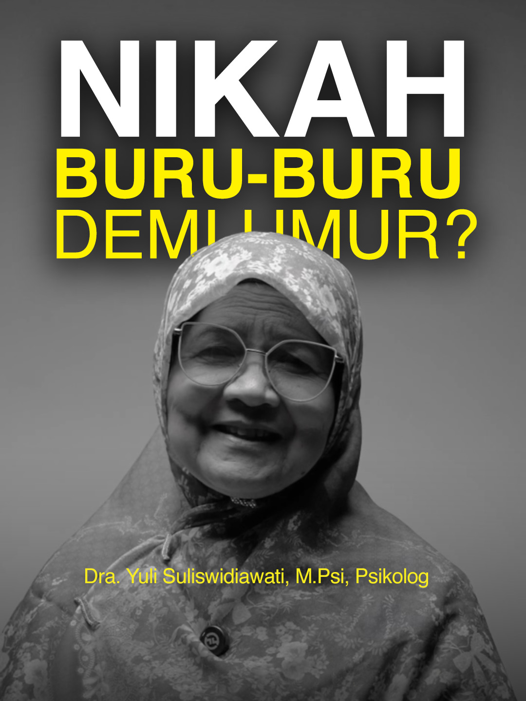NIKAH BURU-BURU DEMI UMUR? “Udah umur segitu kok belum nikah?” Kalimat yang sering terdengar sederhana, tapi bisa menimbulkan tekanan besar bagi sebagian orang. Padahal menikah bukan perlombaan. Bukan soal siapa duluan, tapi soal siapa yang siap — secara emosi, mental, dan spiritual. Menikah itu bukan sekadar menemukan pasangan, tapi juga kesiapan untuk belajar, berkompromi, dan tumbuh bersama dalam ridha Allah. Karena pernikahan adalah perjalanan, bukan garis finish. Bagaimana tanggapan Psikolog kesayangan kita Ibu Yuli tentang fenomena ini? Tulis pendapatmu di kolom komentar ya 💛 #parenting #tipsparentinganak #keluargabahagia #keluargaislami #selfhealing #traumahealing #bullyying #depththerapist #bahagiadengandepth