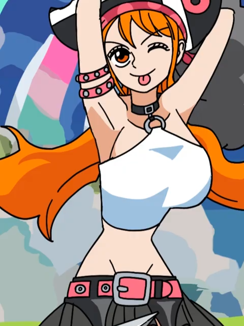 28_ONEPIECE UTA zero two dodging meme