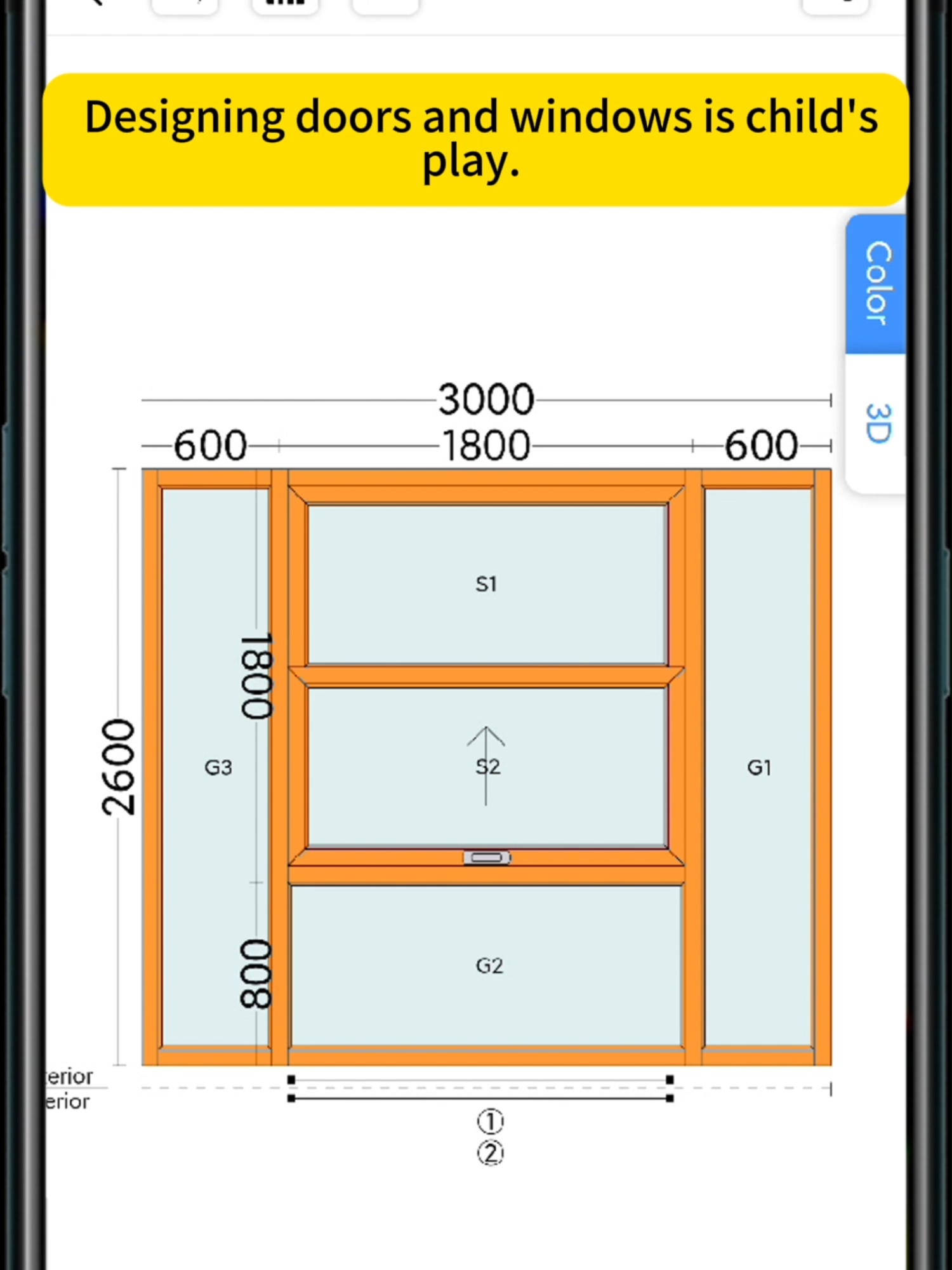#DoorsAndWindows​ ​​#WindowDoorSoftware​ ​​#WindowDesignSoftware​ #WindowDraw