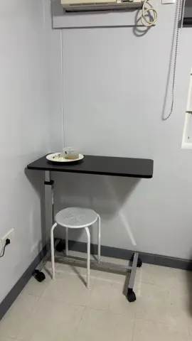 Adjustable overbed #overbed #table 