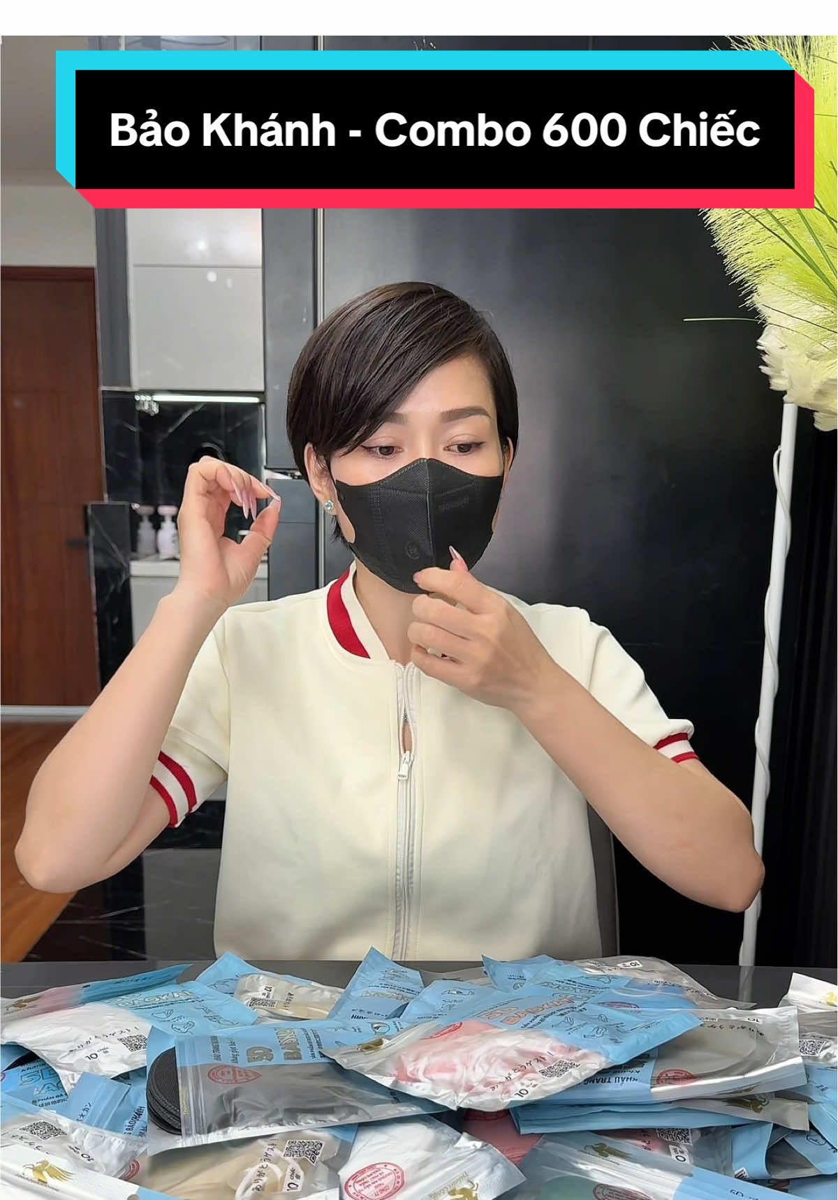 Bảo Khánh - Combo 600 Chiếc Khẩu Trang 5D 3 Lớp Chất Liệu Vải Không Dệt An Toàn Kháng Khuẩn Ngăn Bụi Mịn Size 45-75kg Mềm Mại Không Bi Bí Thở #Cindythuytichcuc #khautrangbaokhanh #khautrang5D #viral 