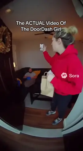 The video of the DoorDash girl that we wanted to see  #DoorDashGirl #DoorDash #Sora #Ai #Trending 