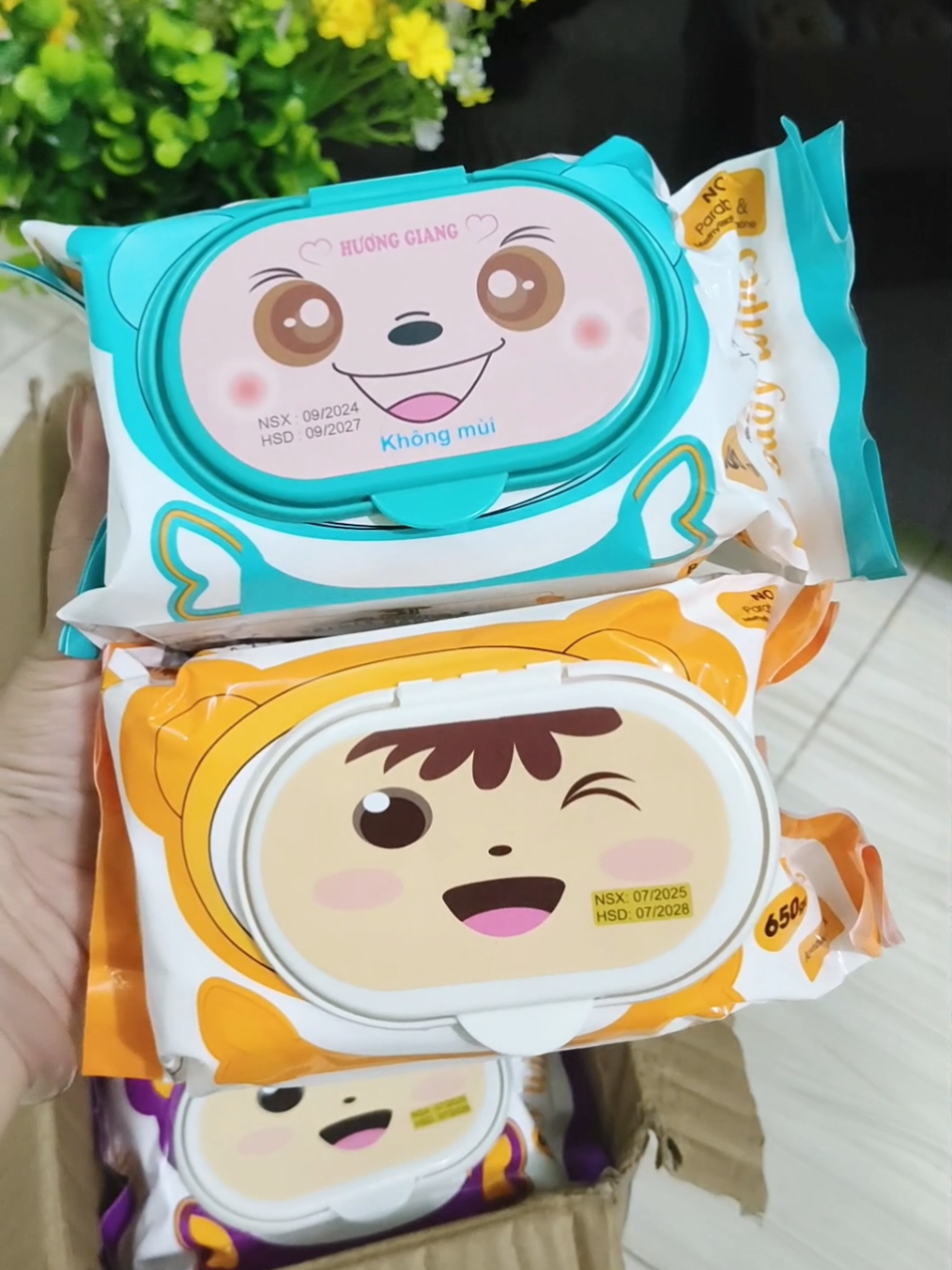 10 gói khăn ướt baby 650g miễn ship #thaithanhtn #khanuot #khanuotvesinh #khanuotkhongmui #khanuotbabywipes 