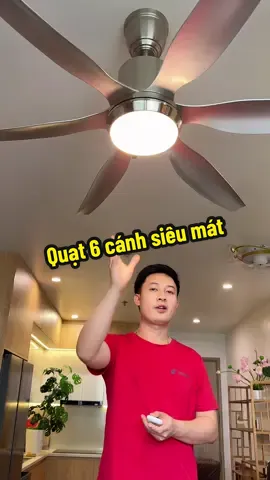 Quạt trần 5 cánh bạc sải cánh dài 1m47 siêu dài nên rất mát #quat #quattran #quattranden #xuhuong #nhanuytin88 