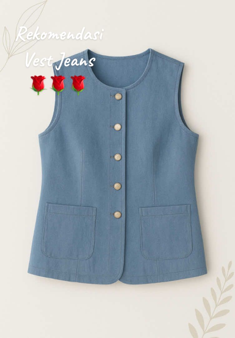 Vest semi jeans cantik bgt 😍 #fyp #jeans #fyp 