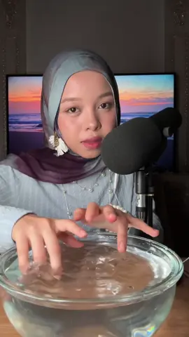 trying relaxing asmr 🐚 🏝️🩵 … (GAGAL! SAKIT KUPING 😵‍💫)