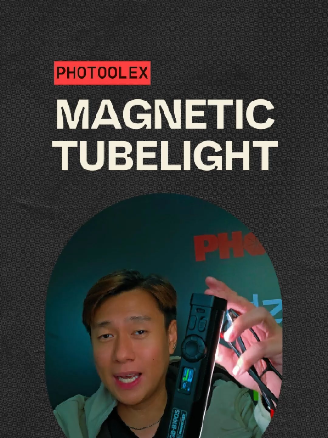 PHOTOLEX B190S RGB Magnetic Tube Light – Portable Fill Light for Portraits, Desk, or Outdoor Shoots #PHOTOLEXB190S #RGBLight #PhotographyGear #TubeLight #FillLight #PortableLight #StudioLighting #ContentCreator #VlogSetup #PhotoVideoLight